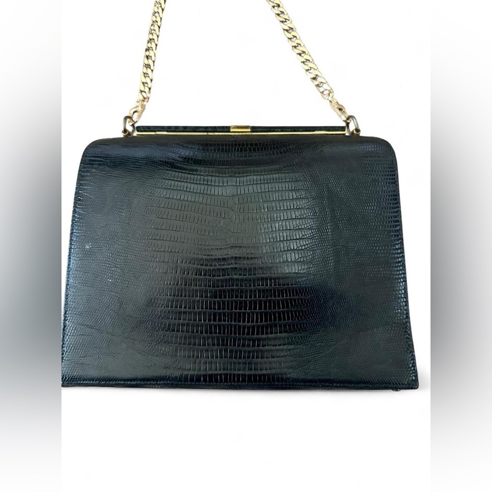 Rare Vintage Bellstone for Marshall Field & Company Black Lizard-Embossed - Picture 4 of 8